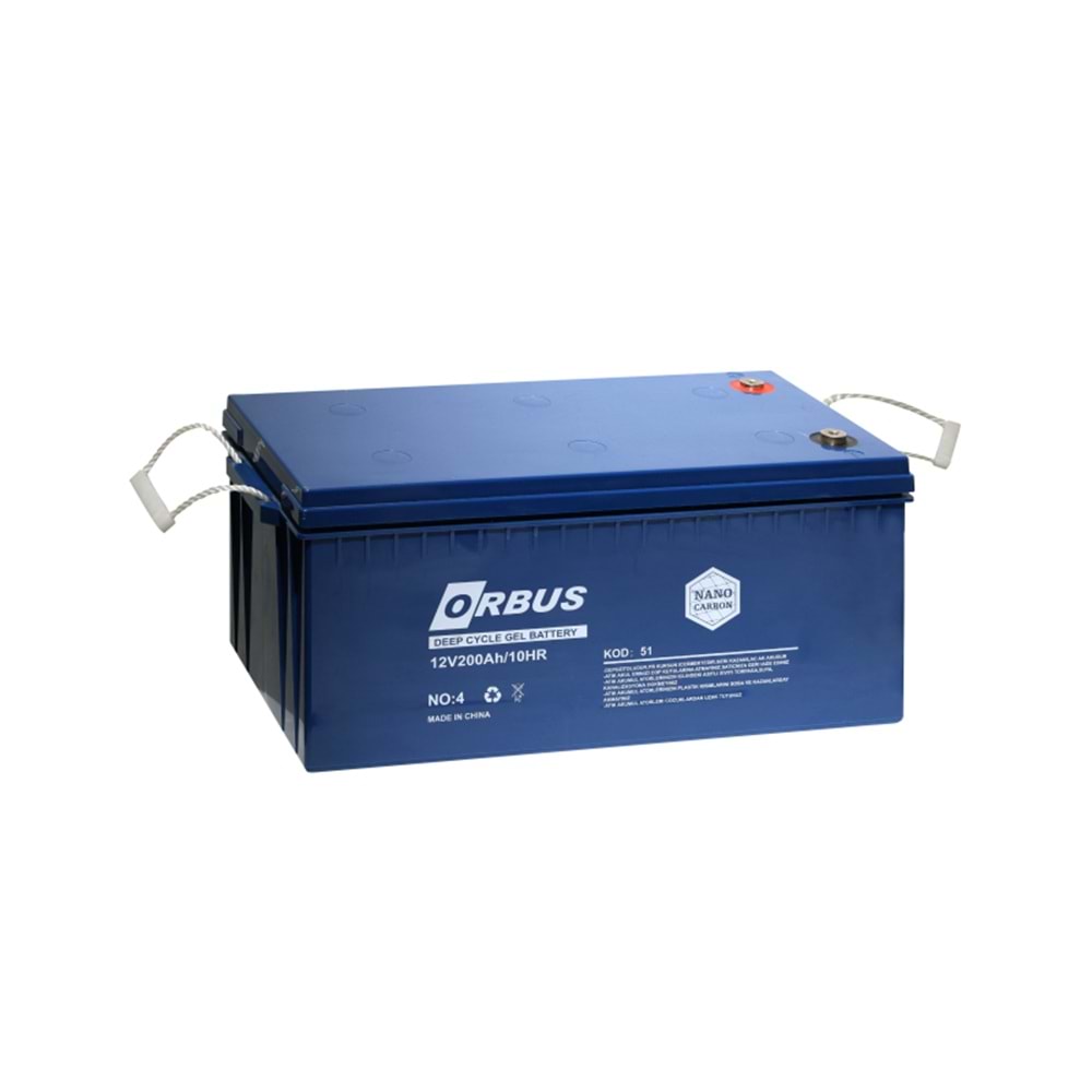 Jel akü 12V 200Ah Orbus