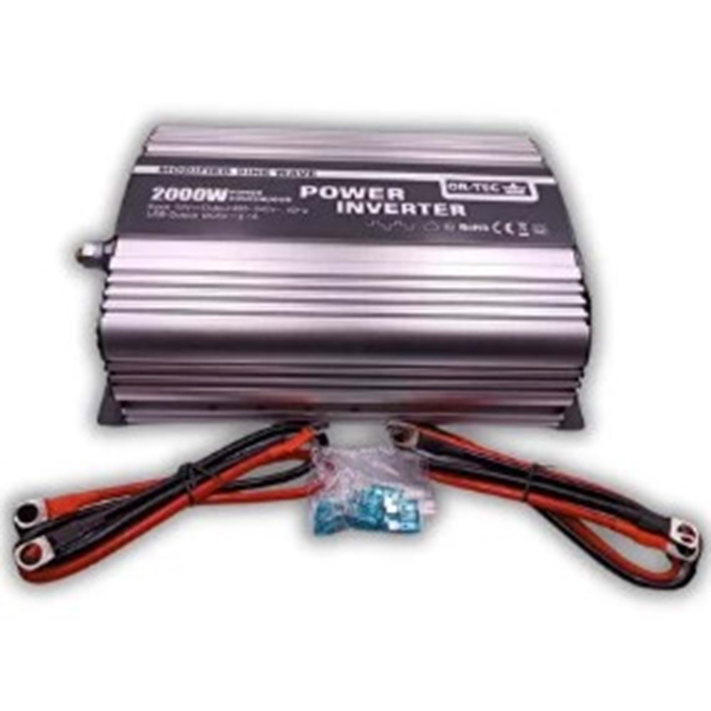 ORTEC SOLAR 12V 2000WATT MODİFİYE SİNÜS İNVERTER