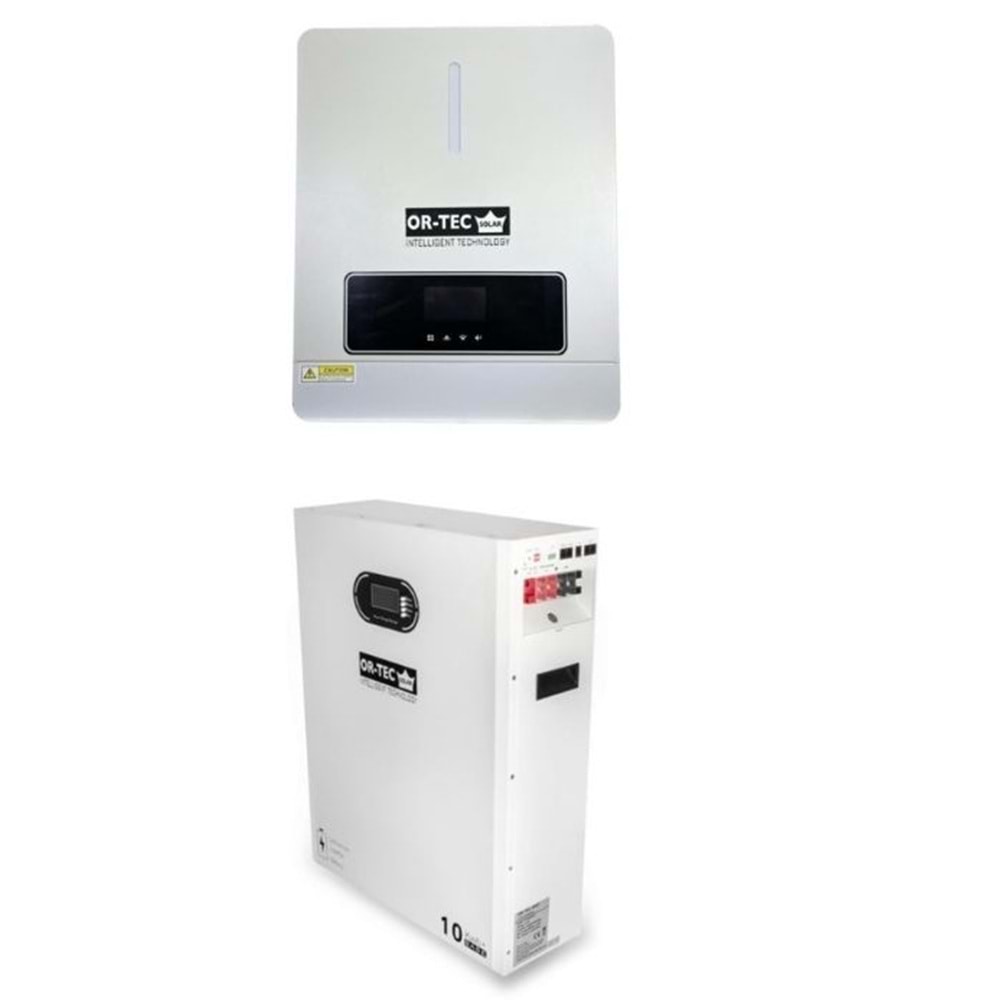 Ortec 6.2kW İnverter + Truva 10kW Lityum Batarya