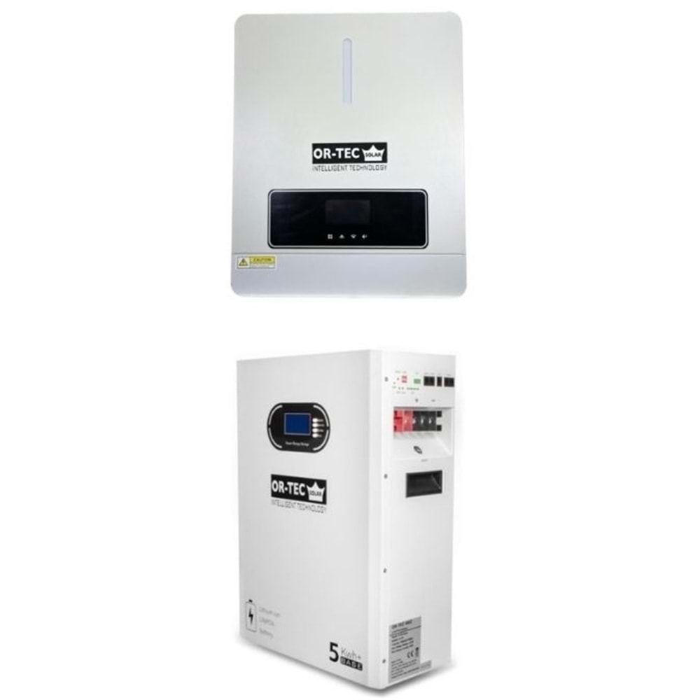 Ortec 6.2kW İnverter + Truva 5kW Lityum Batarya