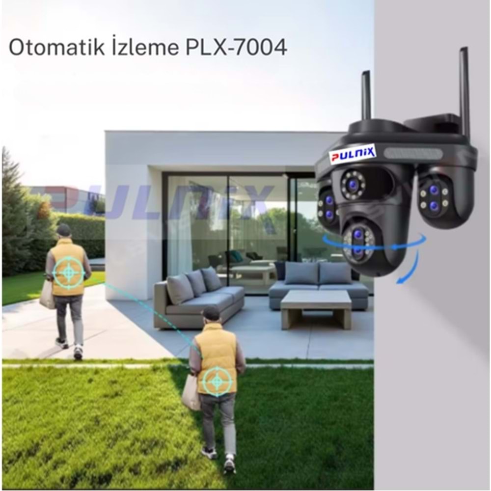 Pulnıx WI-FI Kamera 4 Kameralı 3 Kamera Hareketli PTZ PLX-7004 IPC FVIDEO