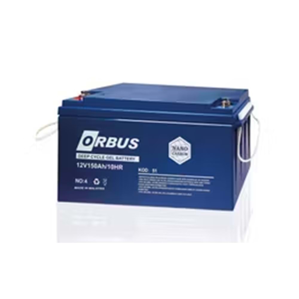 Orbus 12V 150A Jel Akü
