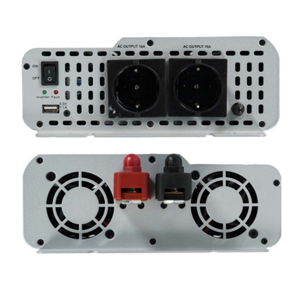 Mexxsun 12V 2000W Modifiye Sinüs İnverter