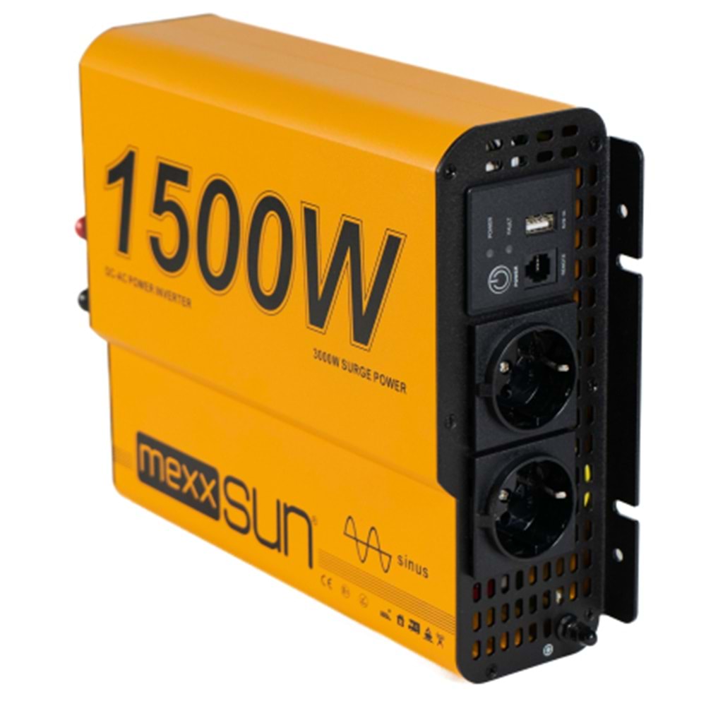 Mexxsun 12V 1500W Tam Sinüs İnverter
