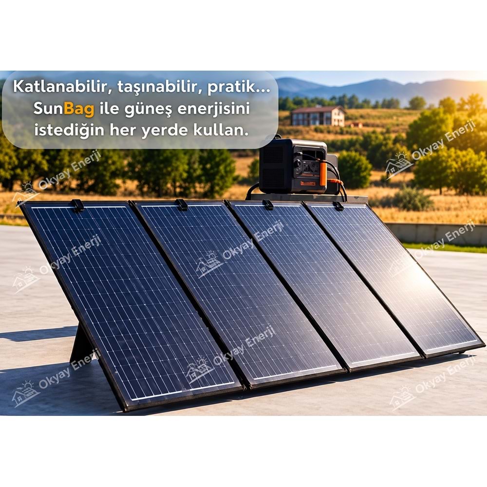 Sunwatt SUNBAG 200 190 Watt Katlanabilir Güneş Paneli