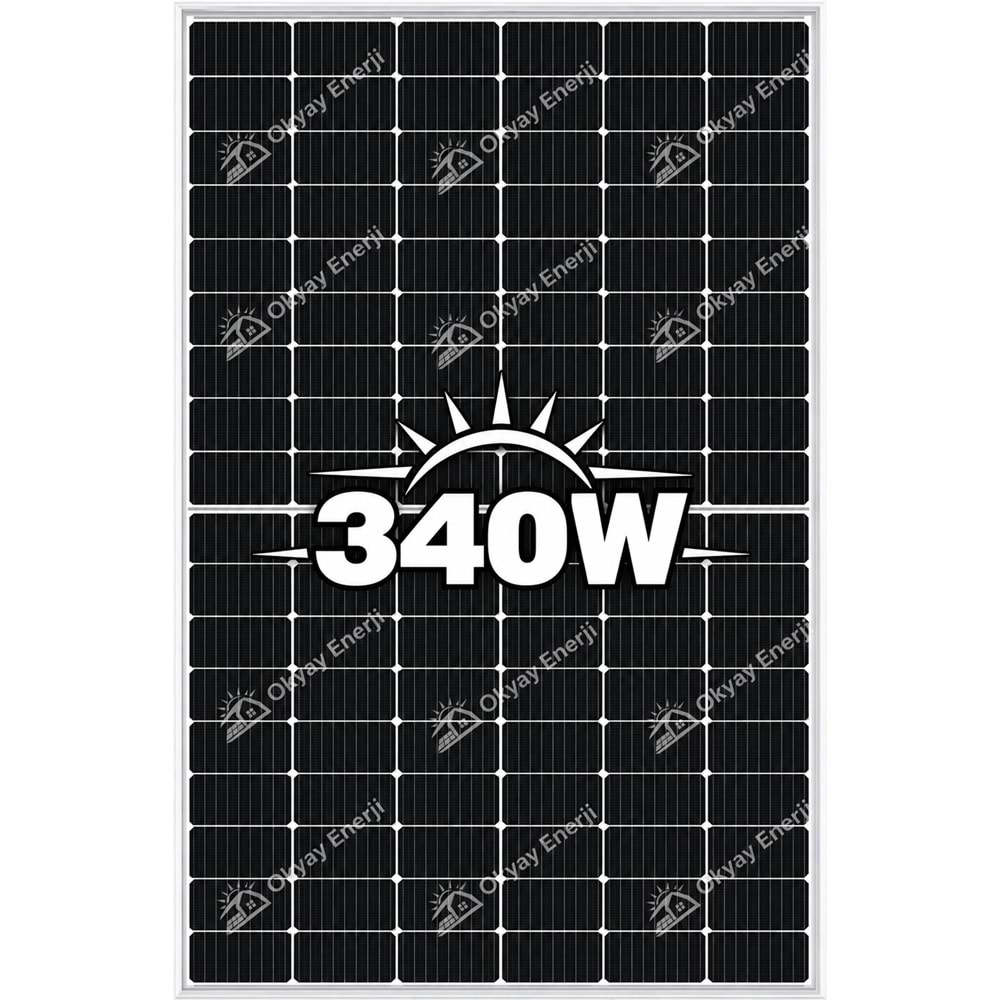Okyay Enerji 340 Watt MonoKristal Güneş Paneli A+