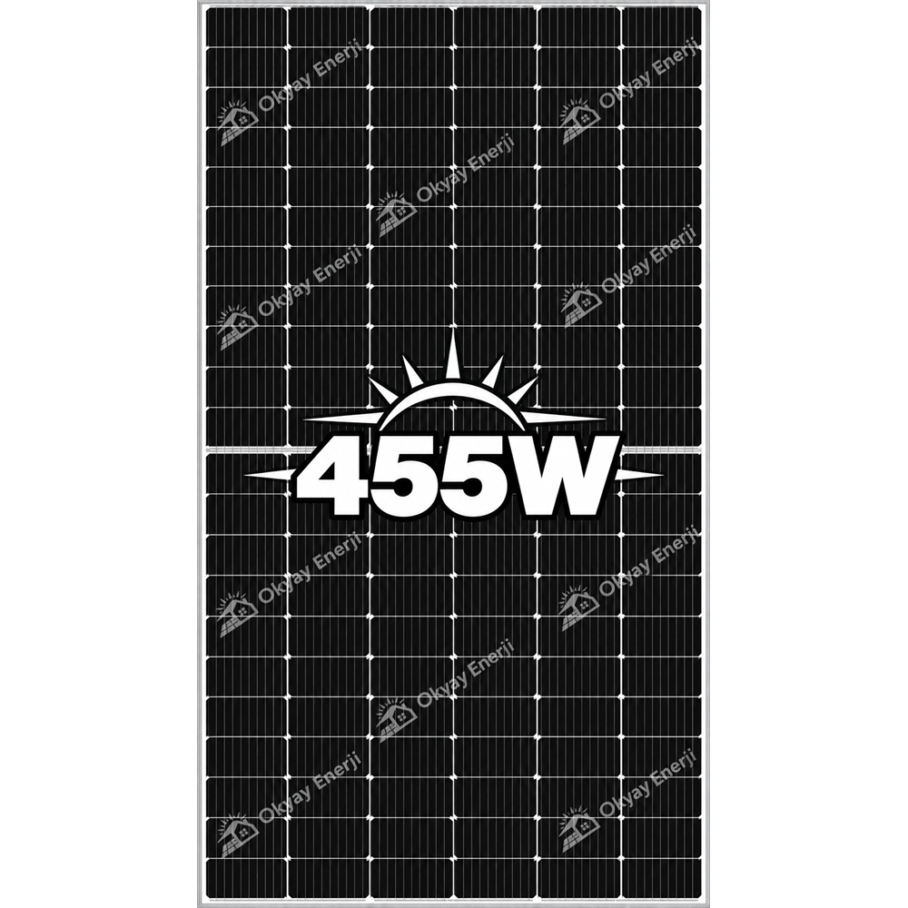 Okyay Enerji 455 Watt MonoKristal Güneş Paneli A+
