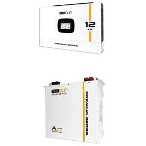Mexxsun 12kW İnverter + Mexxsun 48V 100A Lityum Akü