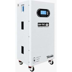 ORTEC 51.2V 314A 16KW Lityum Akü Truva Serisi