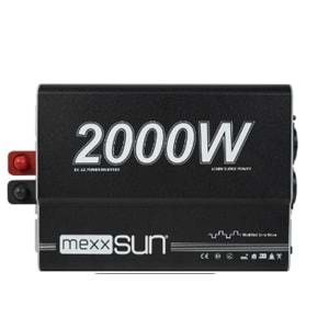 Mexxsun 12V 2000W Modifiye Sinüs İnverter