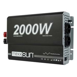Mexxsun 12V 2000W Modifiye Sinüs İnverter