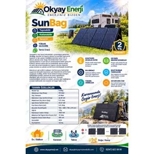 Sunwatt SUNBAG 200 190 Watt Katlanabilir Güneş Paneli