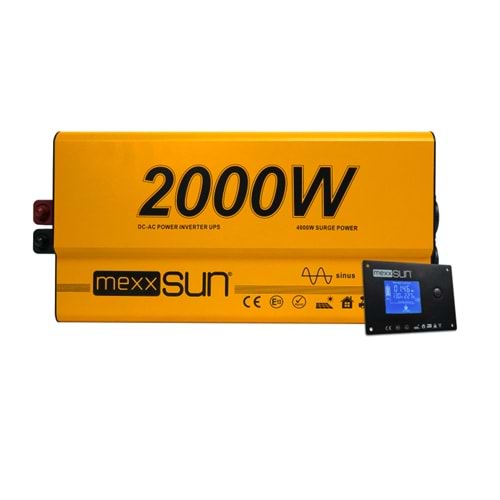 Tam Sinüs UPS (Remote Ekran) 12V 2000W