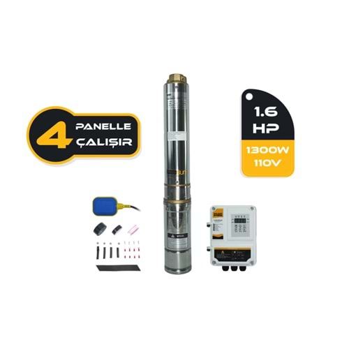 DC Pompa 1.6Hp / 1300W / 110V (4DC6-112-110-1300)