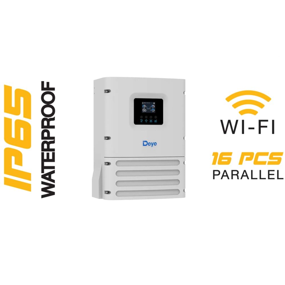 DEYE 6KW Tam Sinüs Akıllı Off-Grid 48V (IP65)