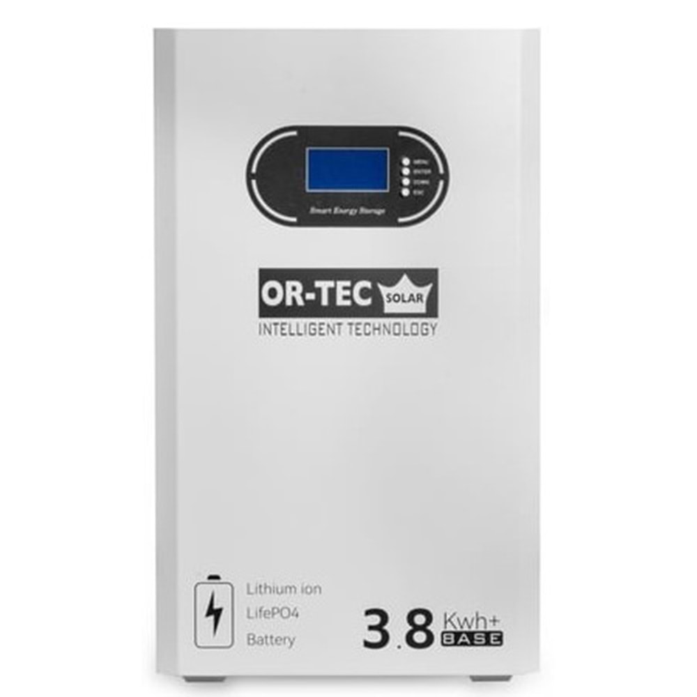 Ortec 25.6V 150Ah Lityum Akü BASE 3.8KW