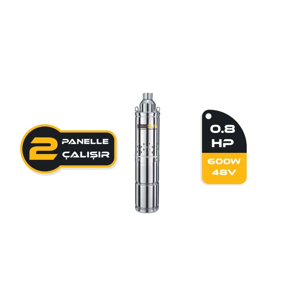 DC pompa 0,8Hp 600W (Screw Type) (4SS600-48N)