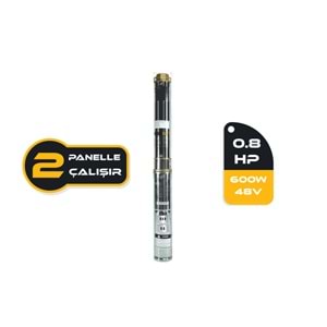 DC pompa 0.8 Hp / 600W / 48V (3RDC3.5-80-48-600)