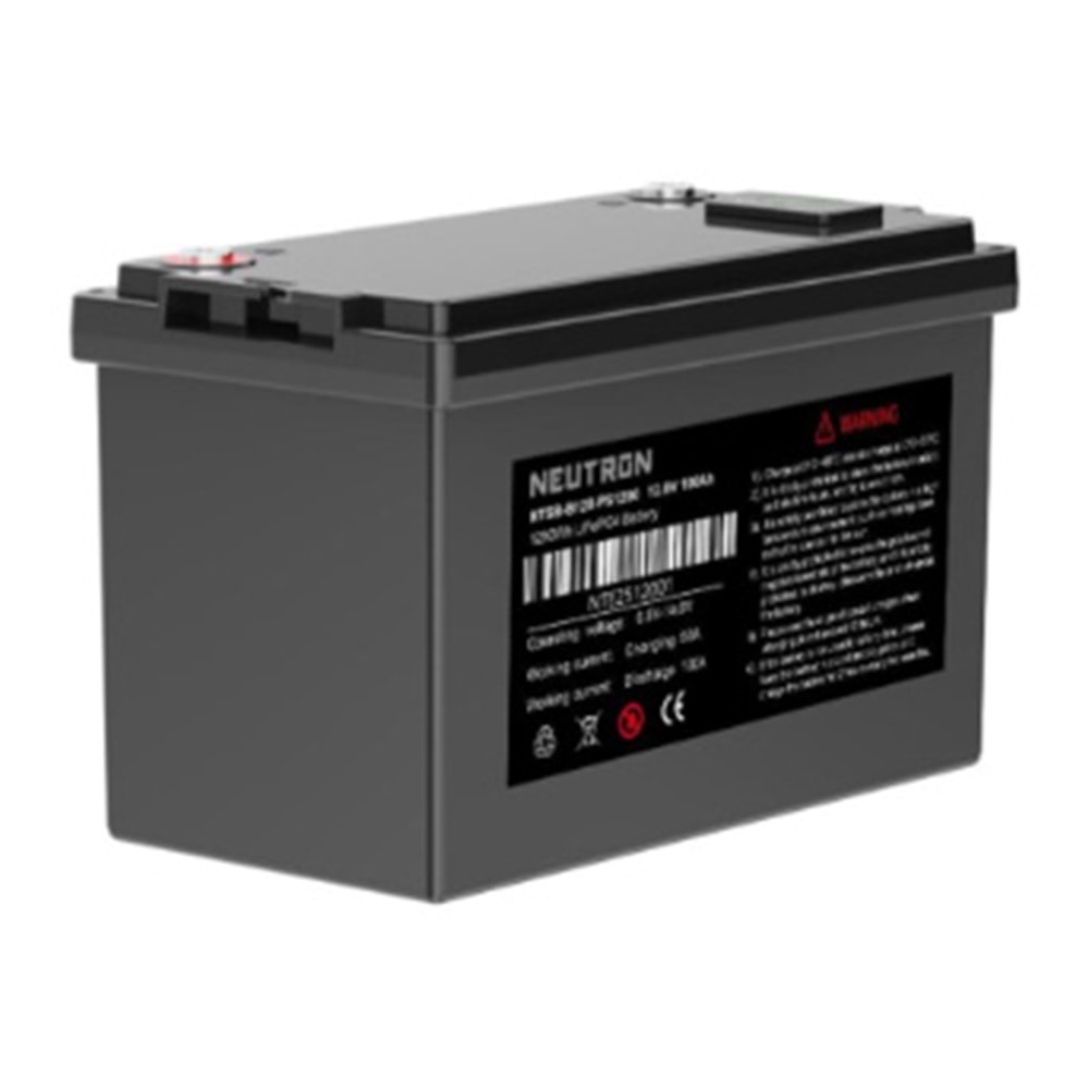 Neutron 12.8V 100AH LİFEPO4 Lityum Akü